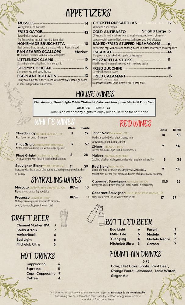 Capri By Mayamex Restaurant Menu image 2